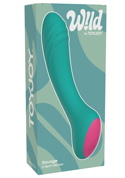 Savage G-Spot Vibrator GREEN - 1