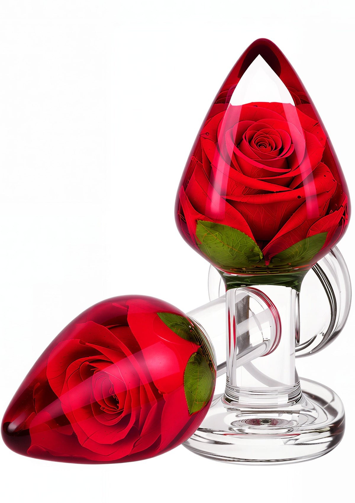 Rosebud Anal Plug Medium CLEAR - 0