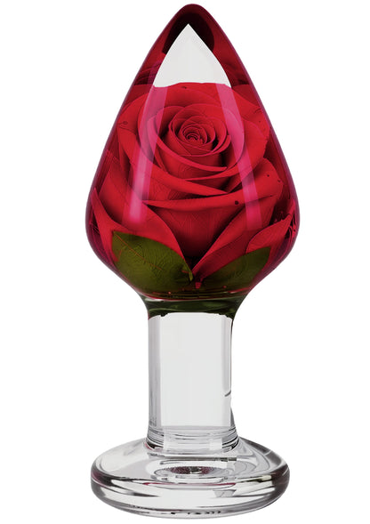 Rosebud Anal Plug Medium CLEAR - 2