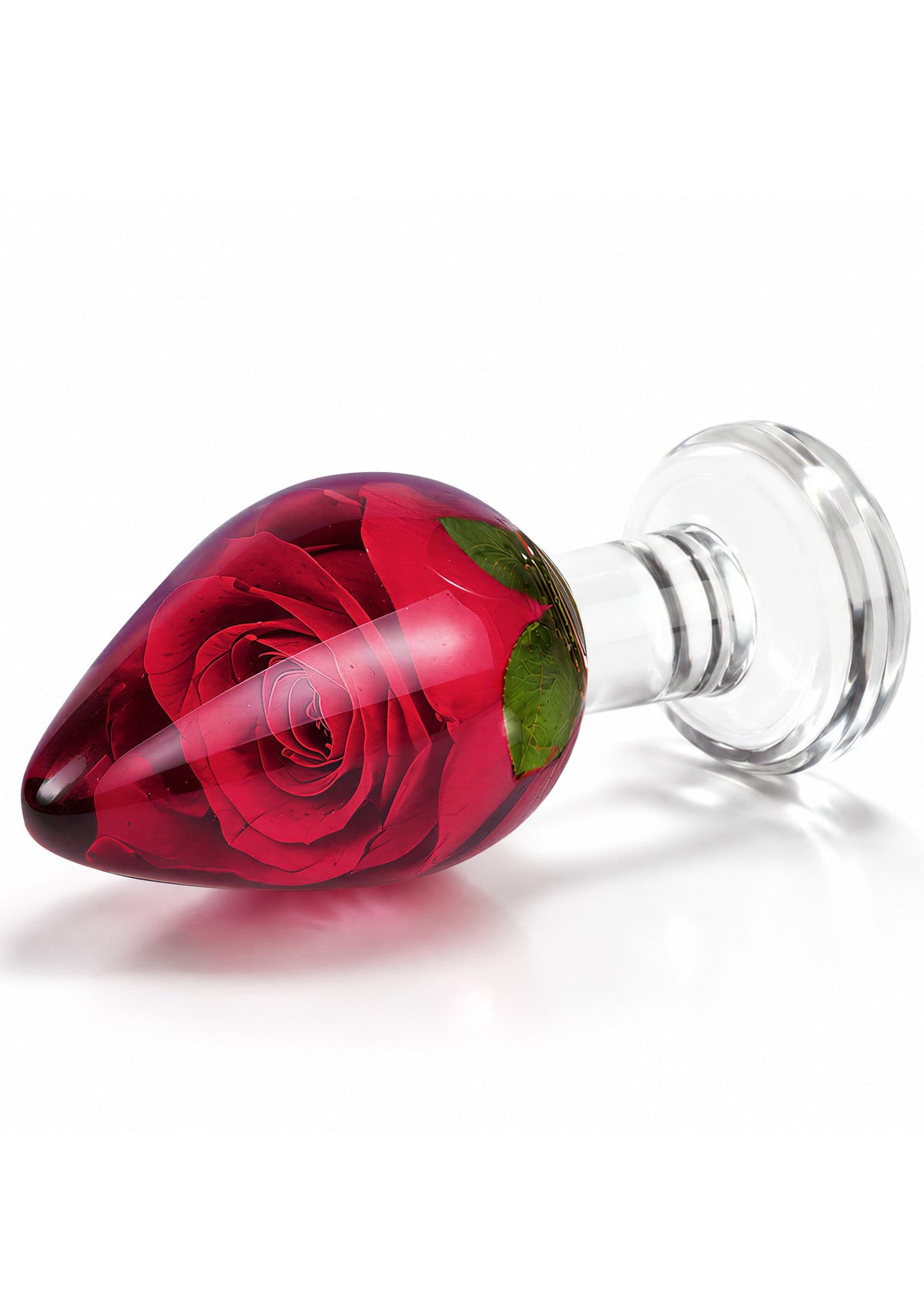 Rosebud Anal Plug Medium CLEAR - 3