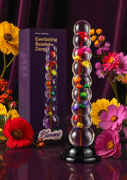 Everlasting Bloom Beaded Dong CLEAR - 3