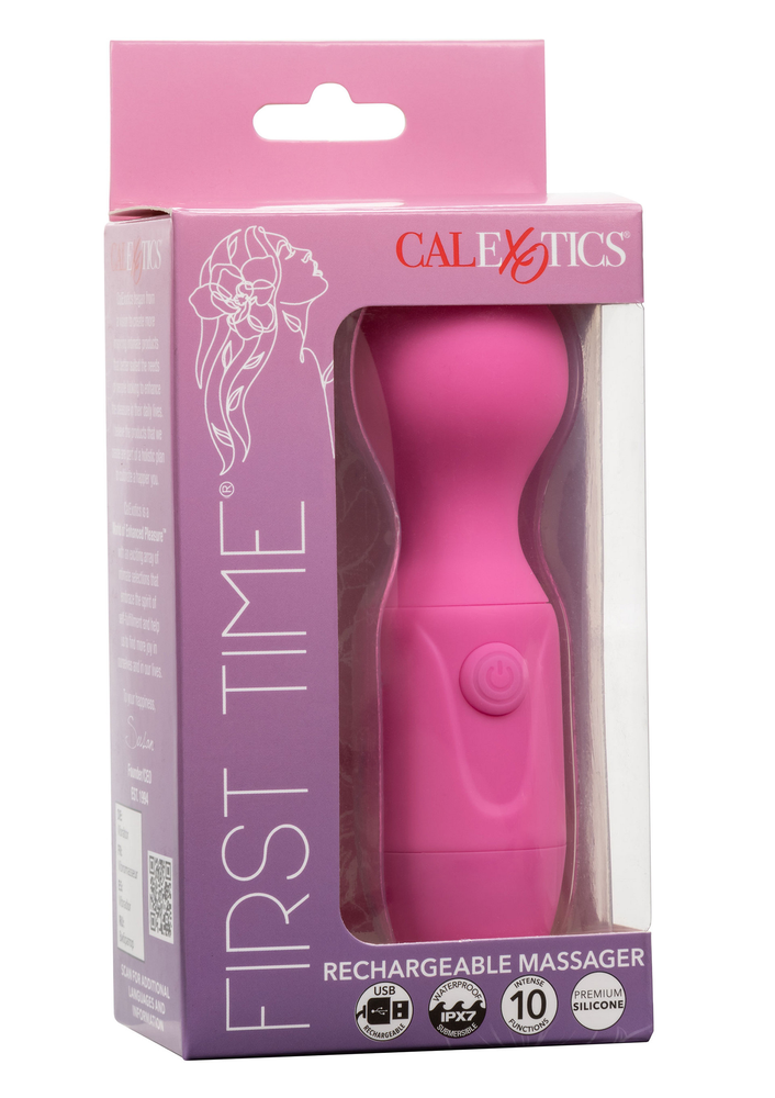 CalExotics First Time Rechargeable Massager PINK - 2