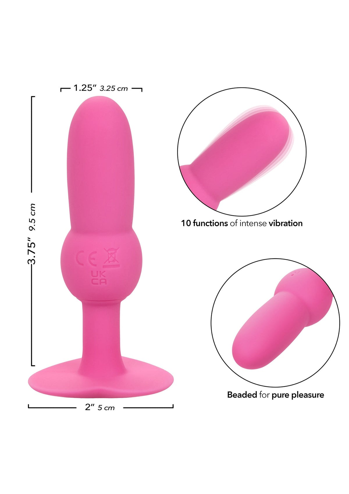 Vibrating Beaded Probe PINK - 3