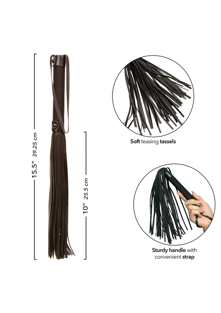 CalExotics Nocturnal Collection Flogger BLACK - 0