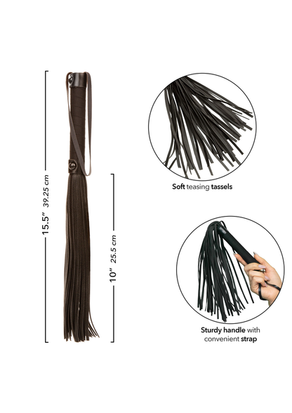 CalExotics Nocturnal Collection Flogger BLACK - 0