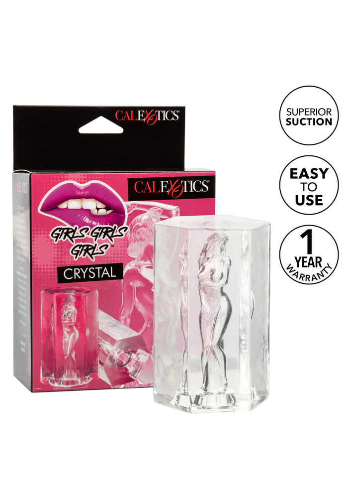CalExotics Girls Girls Girls Crystal TRANSPA - 8