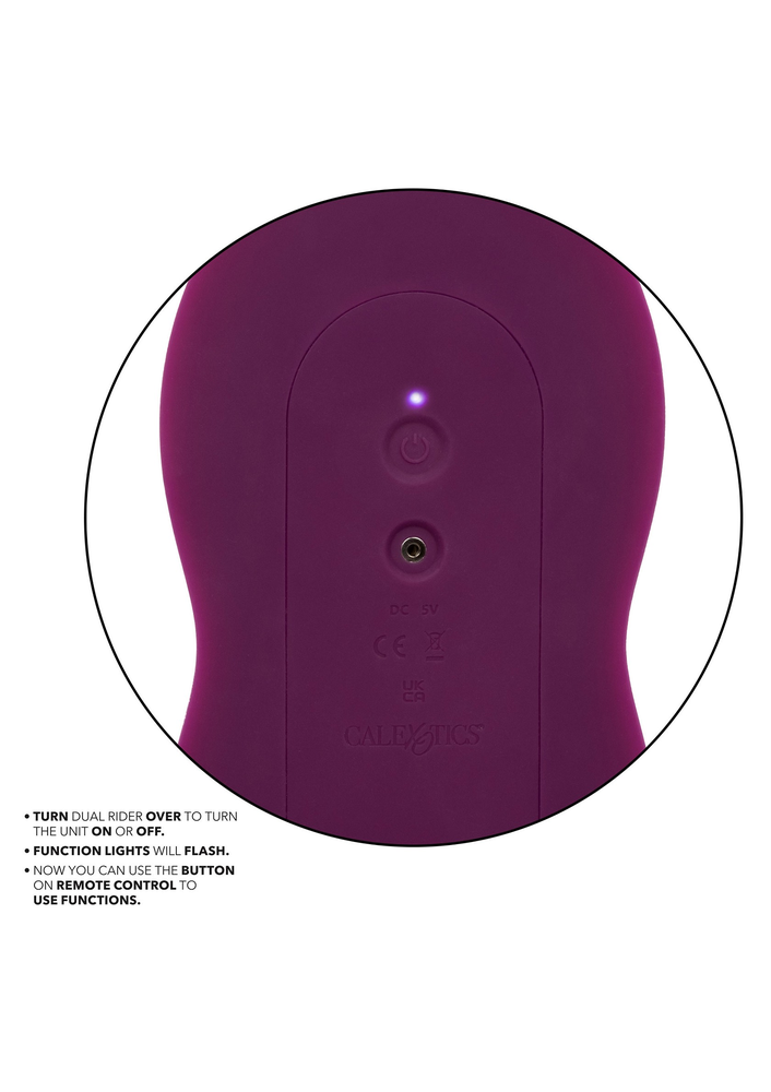 CalExotics LUST Remote Control DUAL RIDER PURPLE - 15