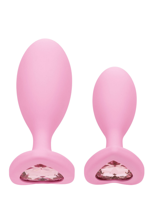 CalExotics First Time Crystal Booty Duo - Roze