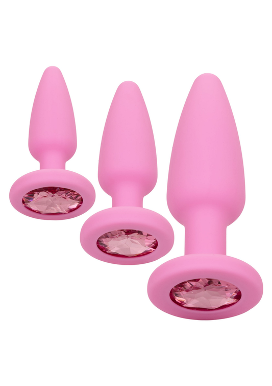 CalExotics First Time Crystal Booty Kit - Roze