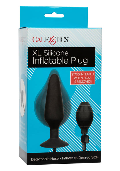XL Silicone Inflatable Plug BLACK - 2