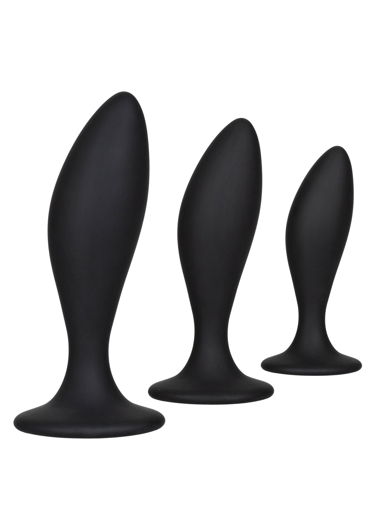 Silicone Anal Curve Kit BLACK - 0