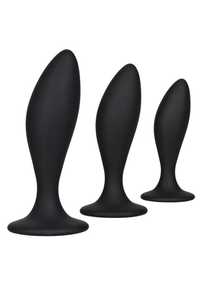 Silicone Anal Curve Kit BLACK - 0