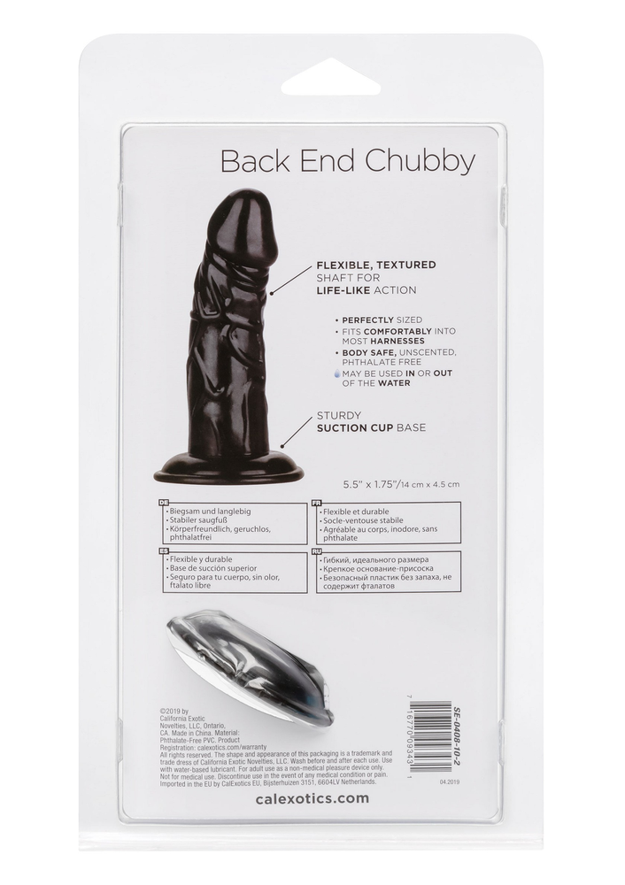 CalExotics Back End Chubby BLACK - 0
