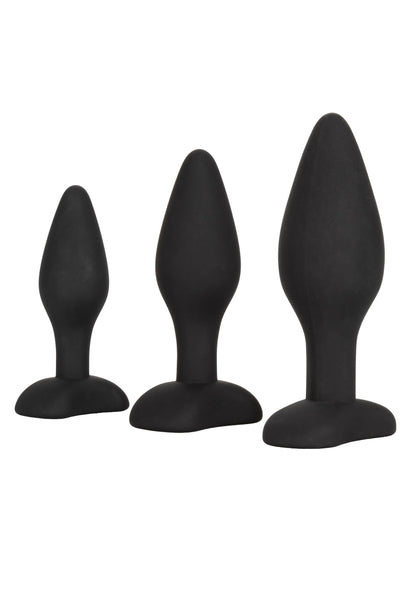 Silicone Anal Exerciser Kit BLACK - 0