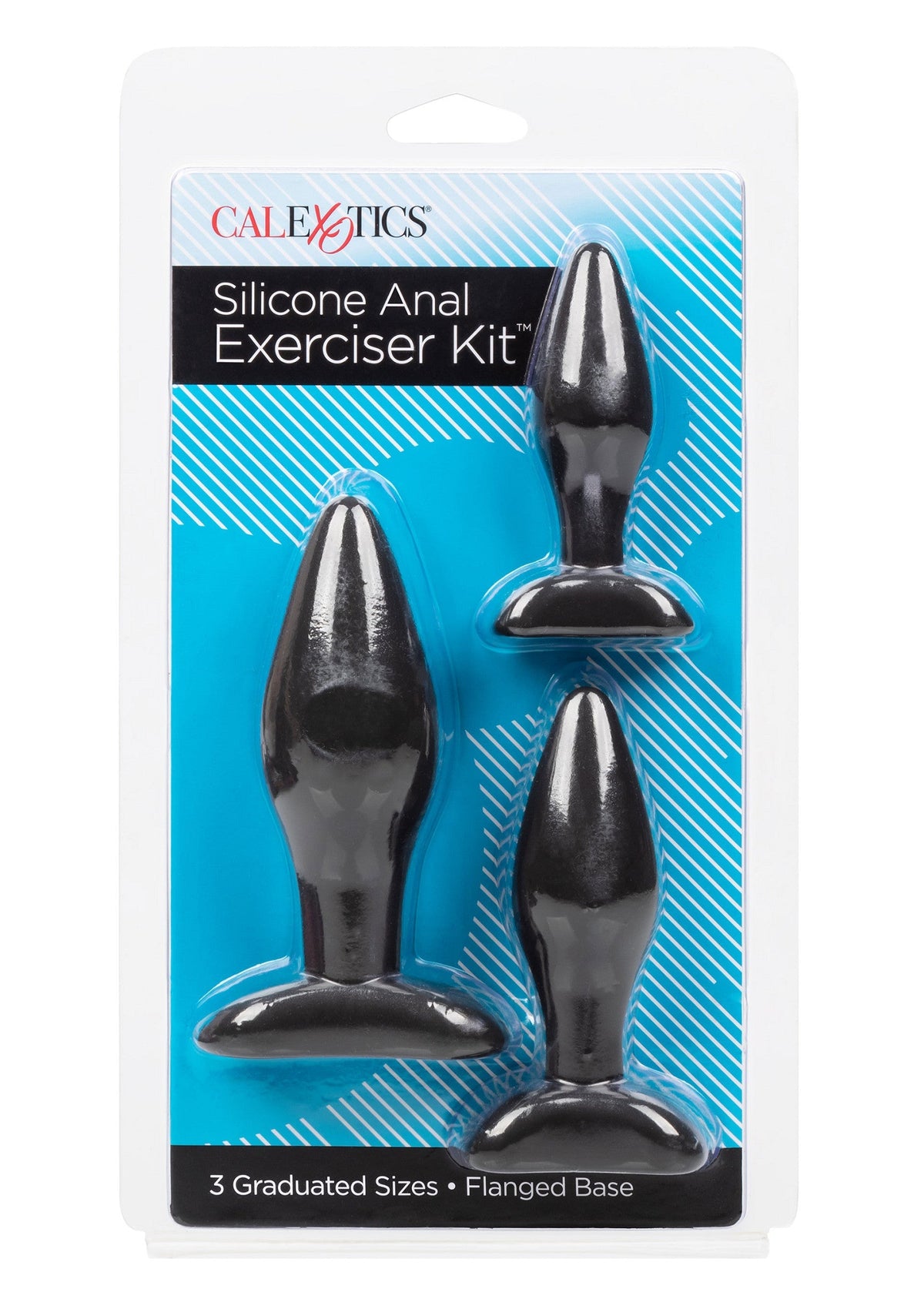 Silicone Anal Exerciser Kit BLACK - 2