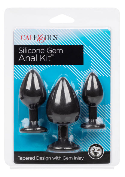 Silicone Gem Anal Kit BLACK - 2