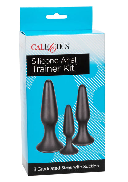Silicone Anal Trainer Kit BLACK - 2