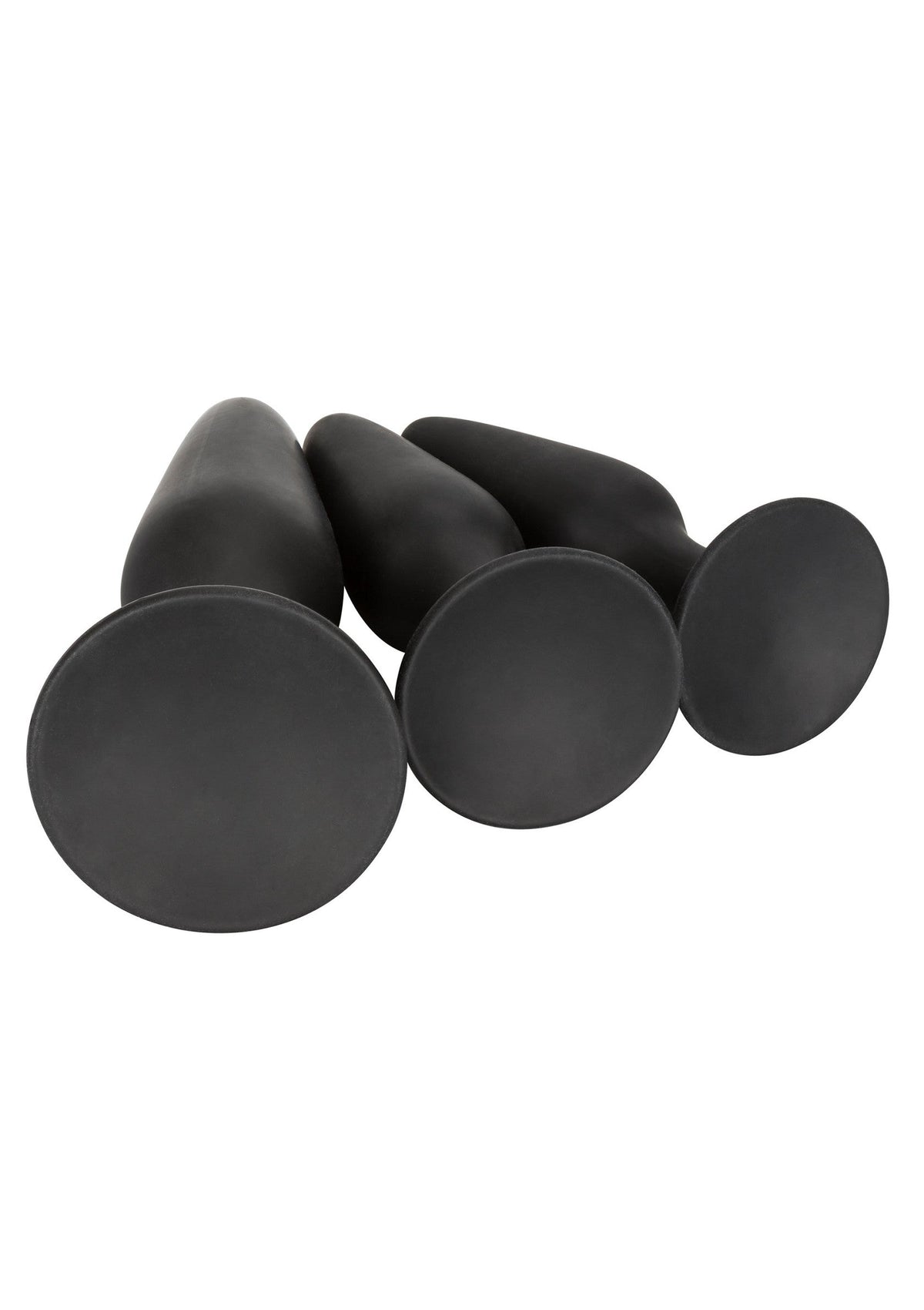 Silicone Anal Trainer Kit BLACK - 1