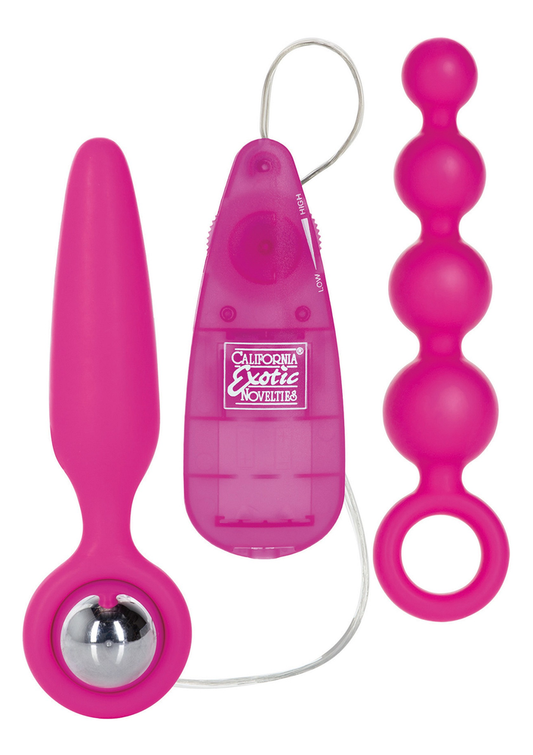 CalExotics Booty Call Vibro Kit - Roze
