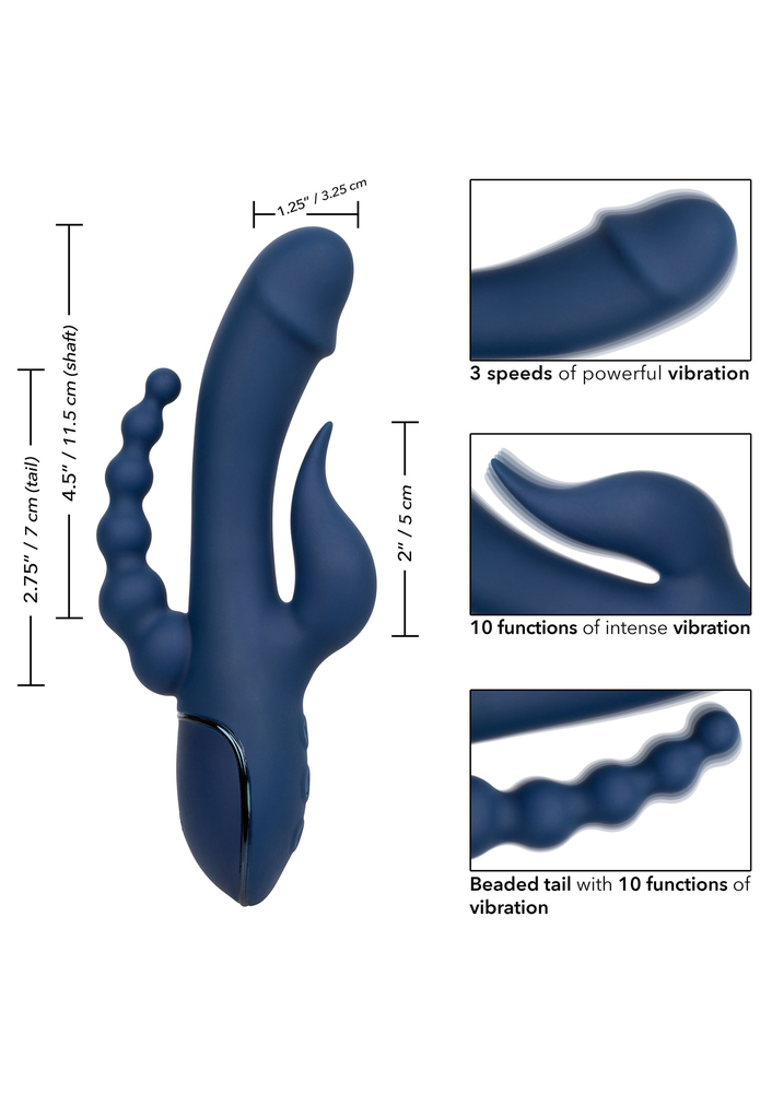 CalExotics III Triple Orgasm BLUE - 2