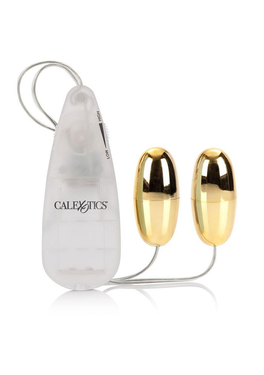CalExotics Pocket Exotics Vibrating Double Silver Bullets - Goud