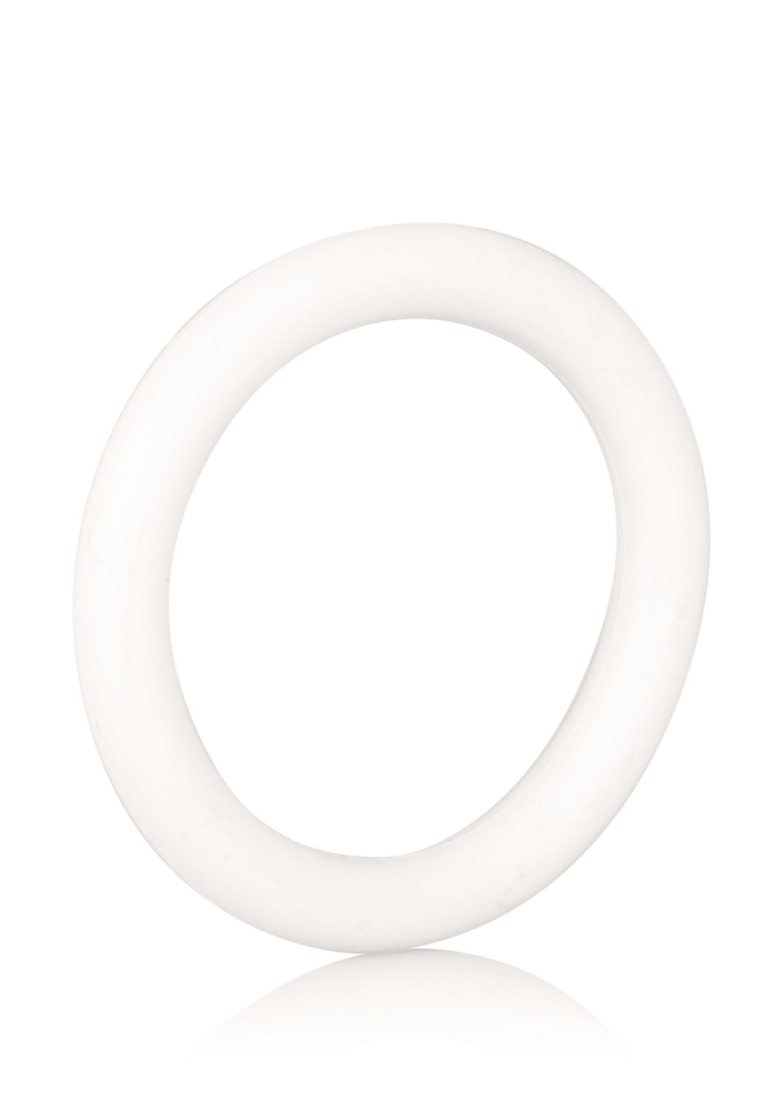 CalExotics Black Rubber Ring - 3 Piece Set WHITE - 1