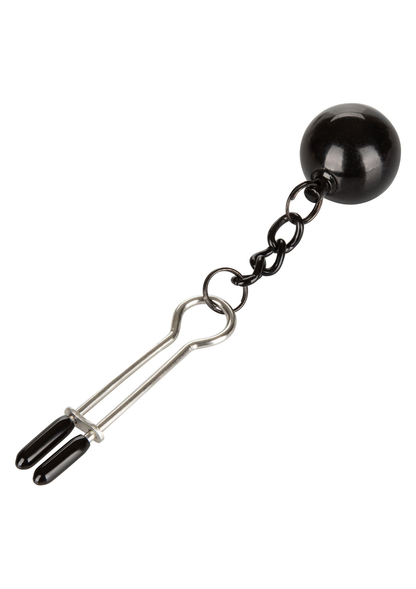 CalExotics Nipple Grips Weighted Tweezer Nipple Clamps METAL - 3