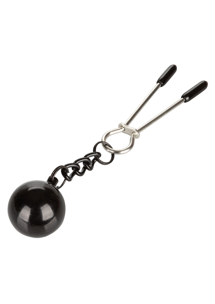 CalExotics Nipple Grips Weighted Tweezer Nipple Clamps METAL - 5