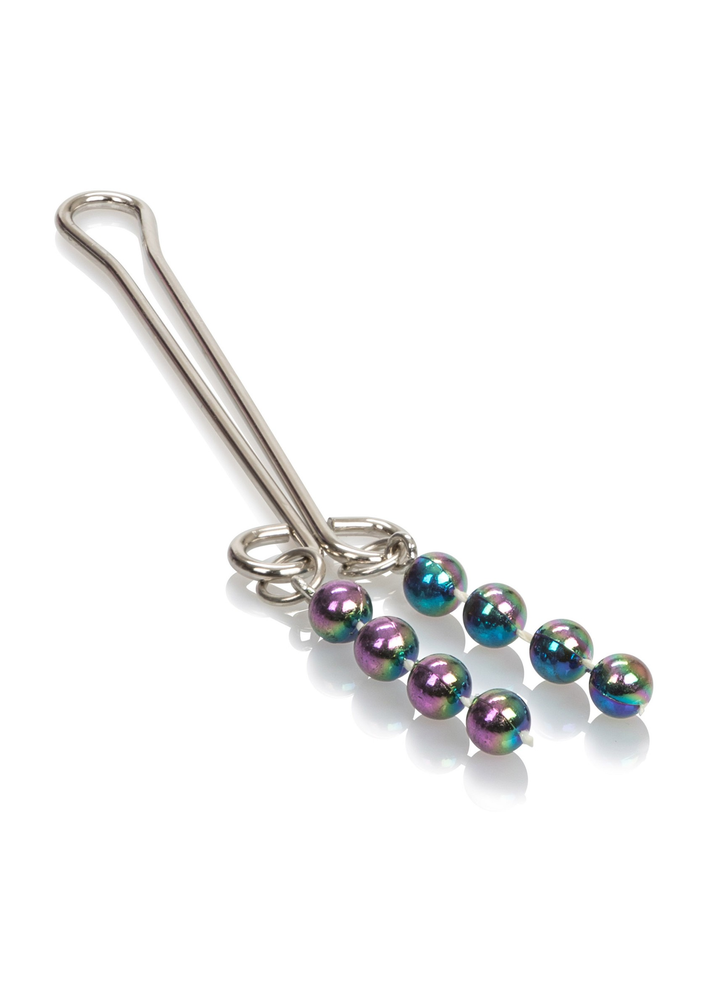 CalExotics Intimate Play Beaded Clitoral Jewelry BLUE - 0