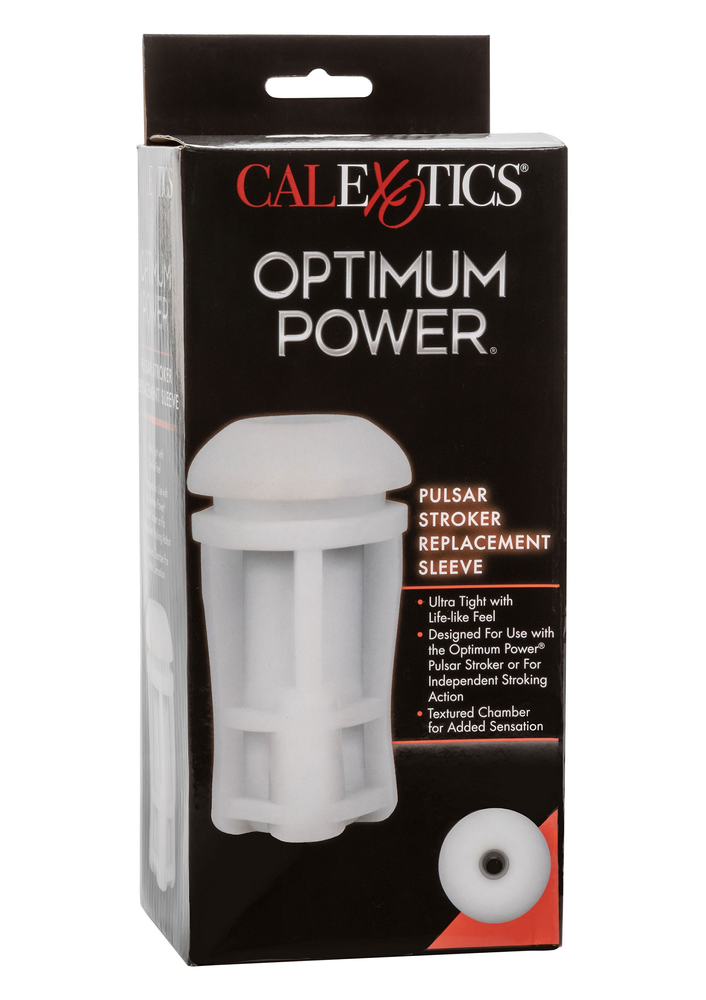 CalExotics Optimum Power Pulsar Stroker Replacement Sleeve WHITE - 2