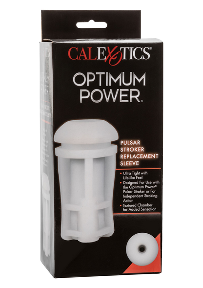 CalExotics Optimum Power Pulsar Stroker Replacement Sleeve WHITE - 2