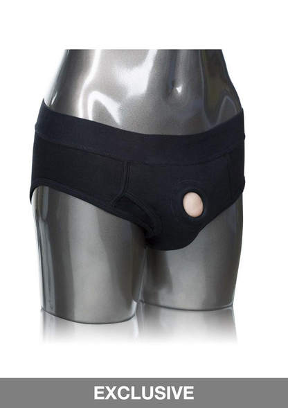 CalExotics Packer Gear Brief Harness L/XL BLACK XS/S - 3