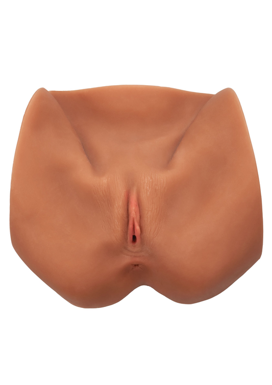 CalExotics Stroke It Life-size Pussy - Bruine huidskleur