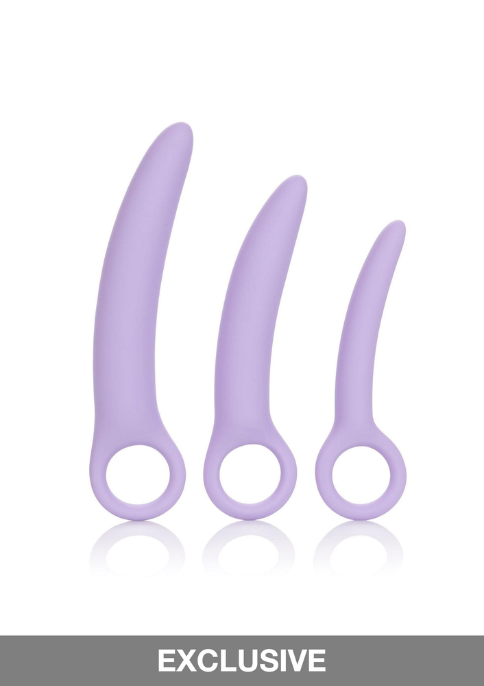 CalExotics Dr. Laura Berman Alena Set of 3 Silicone Dilators PURPLE - 4