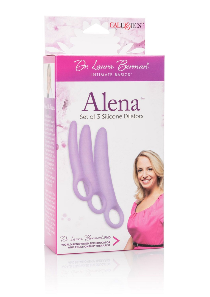 CalExotics Dr. Laura Berman Alena Set of 3 Silicone Dilators PURPLE - 1