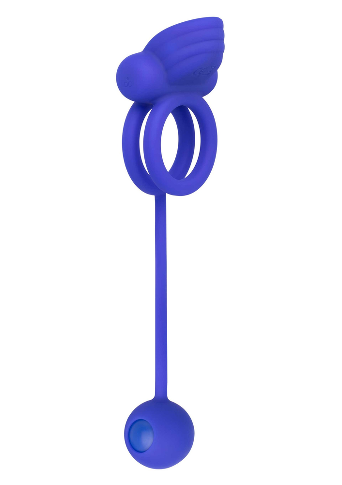CalExotics Silicone Rechargeable Dual Rockin' Rim Enhancer PURPLE - 5