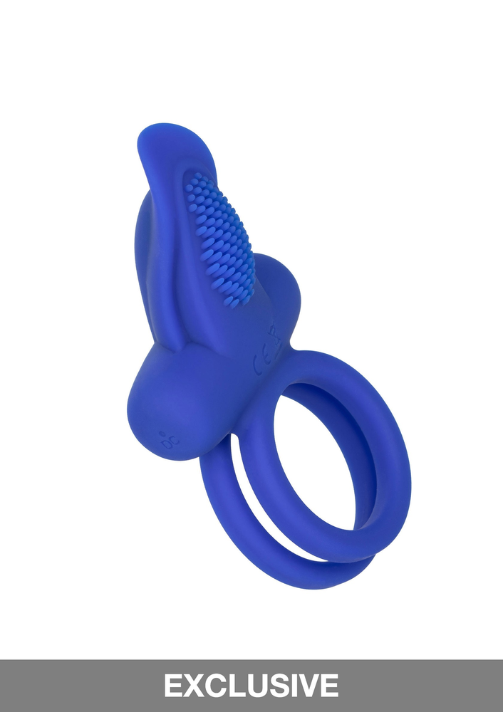 CalExotics Silicone Rechargeable Dual Pleaser Enhancer PURPLE - 6