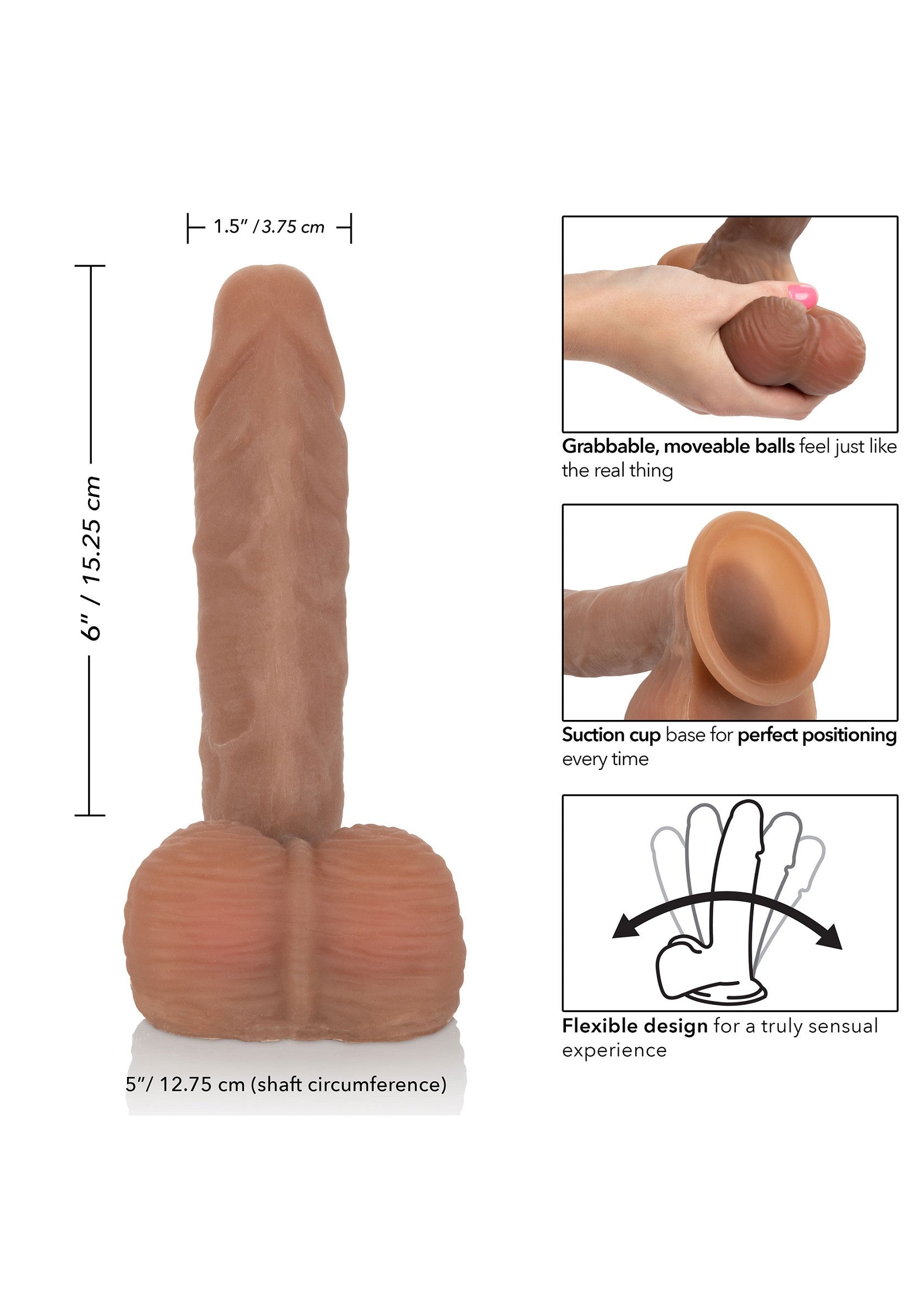 CalExotics Emperor Ballsy CARAMEL - 0