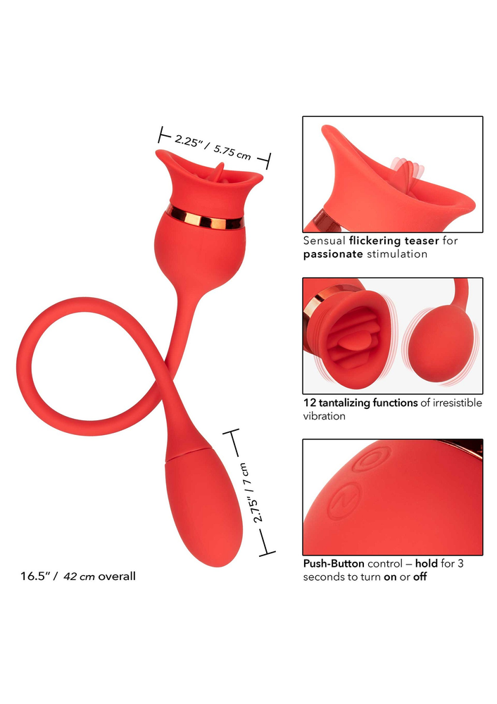 CalExotics French Kiss Casanova RED - 6