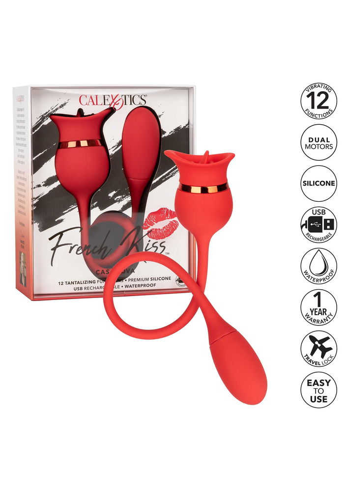 CalExotics French Kiss Casanova RED - 7