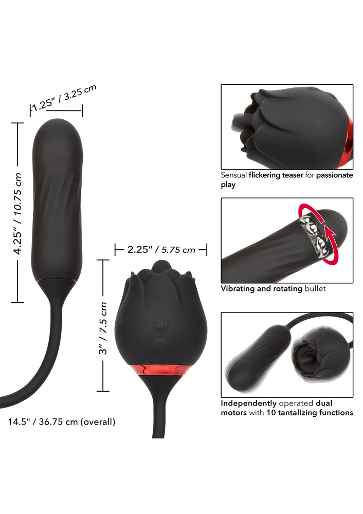 CalExotics French Kiss Elite Lover BLACK - 1
