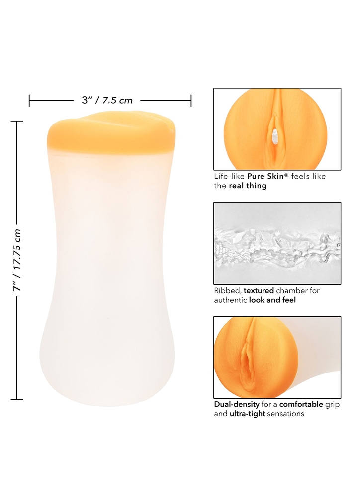 CalExotics The Gripper Deep Pussy Grip ORANGE - 6