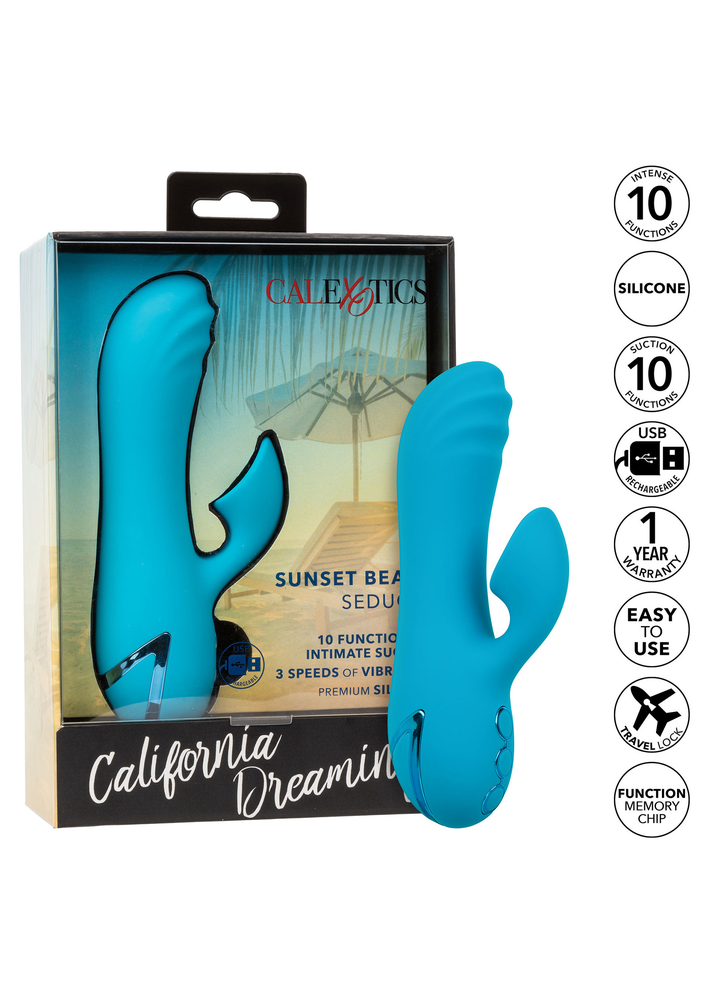 CalExotics California Dreaming Sunset Beach Seducer BLUE - 7
