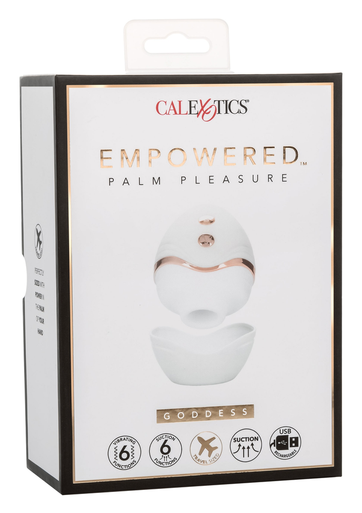 CalExotics Empowered Palm Pleasure Goddess WHITE - 4