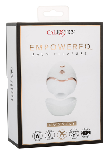 CalExotics Empowered Palm Pleasure Goddess WHITE - 4