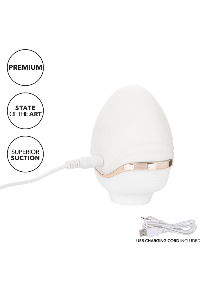 CalExotics Empowered Palm Pleasure Goddess WHITE - 5