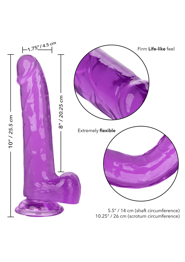 CalExotics Size Queen 8'/20.25 cm PURPLE - 7