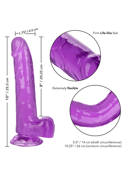 CalExotics Size Queen 8'/20.25 cm PURPLE - 7