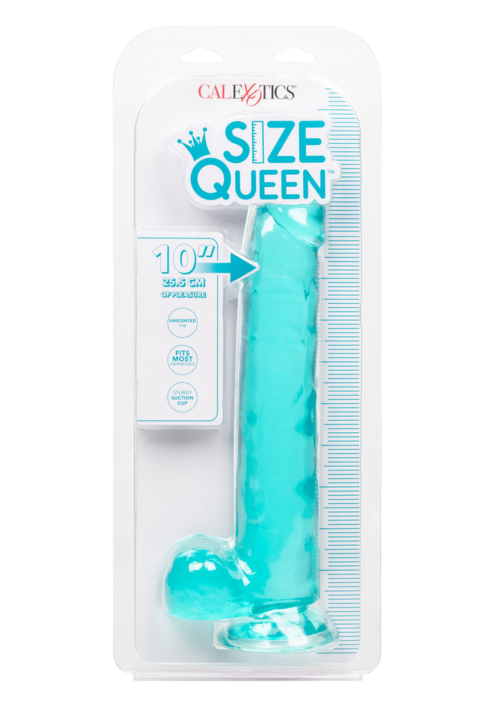 CalExotics Size Queen 10'/25.5 cm BLUE - 8
