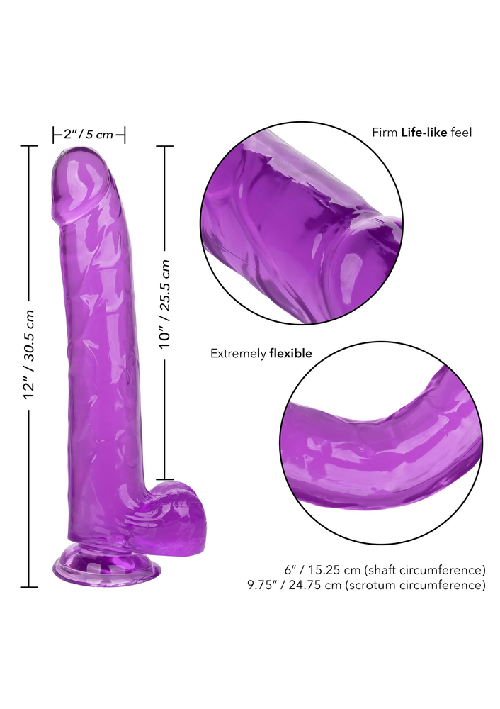 CalExotics Size Queen 10'/25.5 cm PURPLE - 4